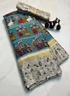 Wow Cotton Silk kalamkari Printed Daily Wear Sarees Suppliers In India